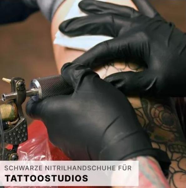 Arnomed Black Midnight Nitrilhandschuhe, 100 Stück​